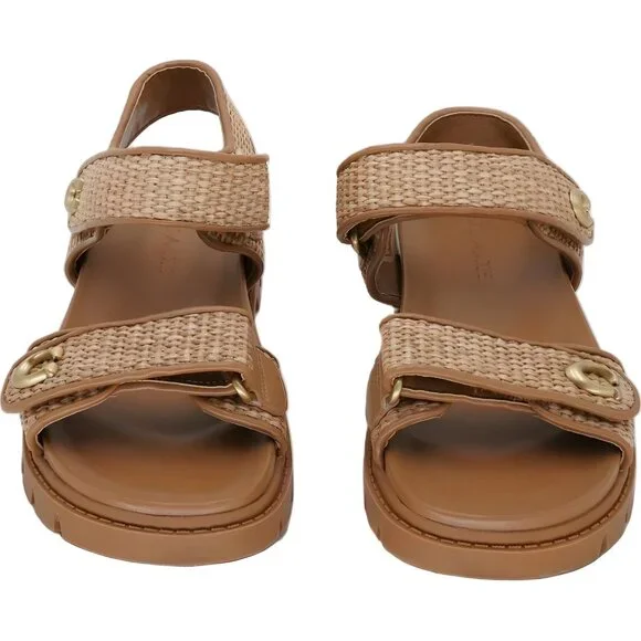Women's Coach Brynn Double-Band Sport Sandal Brown US 7.5 M - Picture 5 of 6